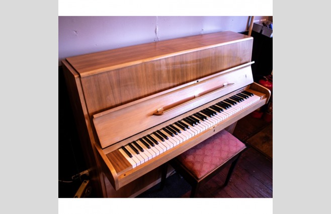 Used Ronisch Satin Teak Upright Piano Trade Price Bargain (SN:A64656) - Image 4